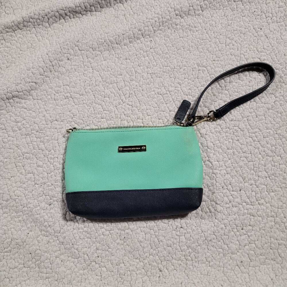 Banana Republic Two Tone Leather Wristlet